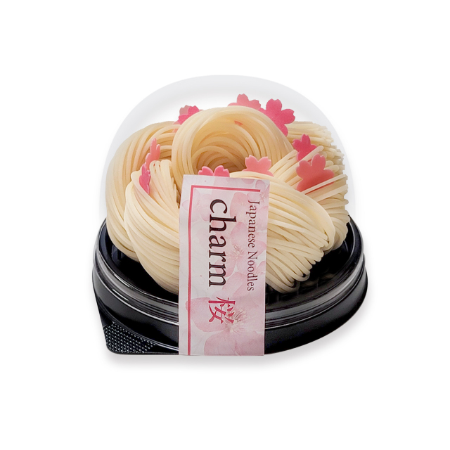 knot charm 桜（ブラックトレー）