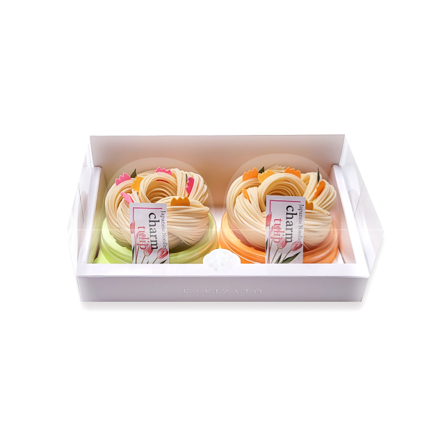 knot charm tulip2個入