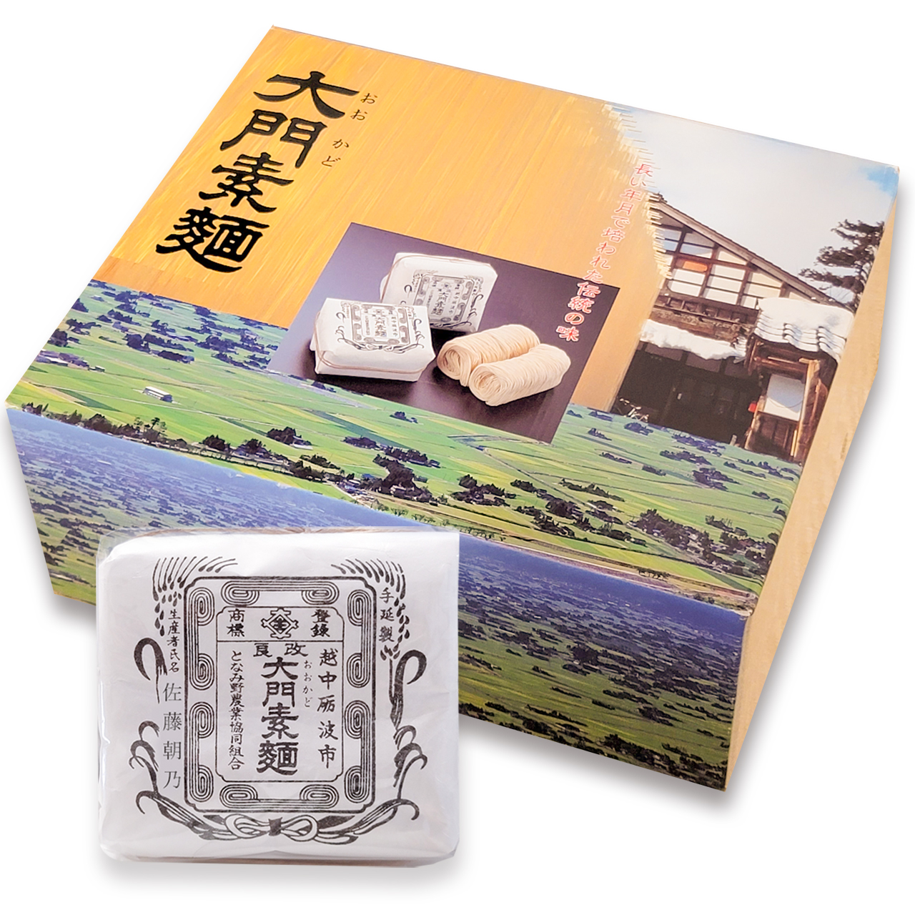 伝統の手延べ麺 大門素麺 10袋入