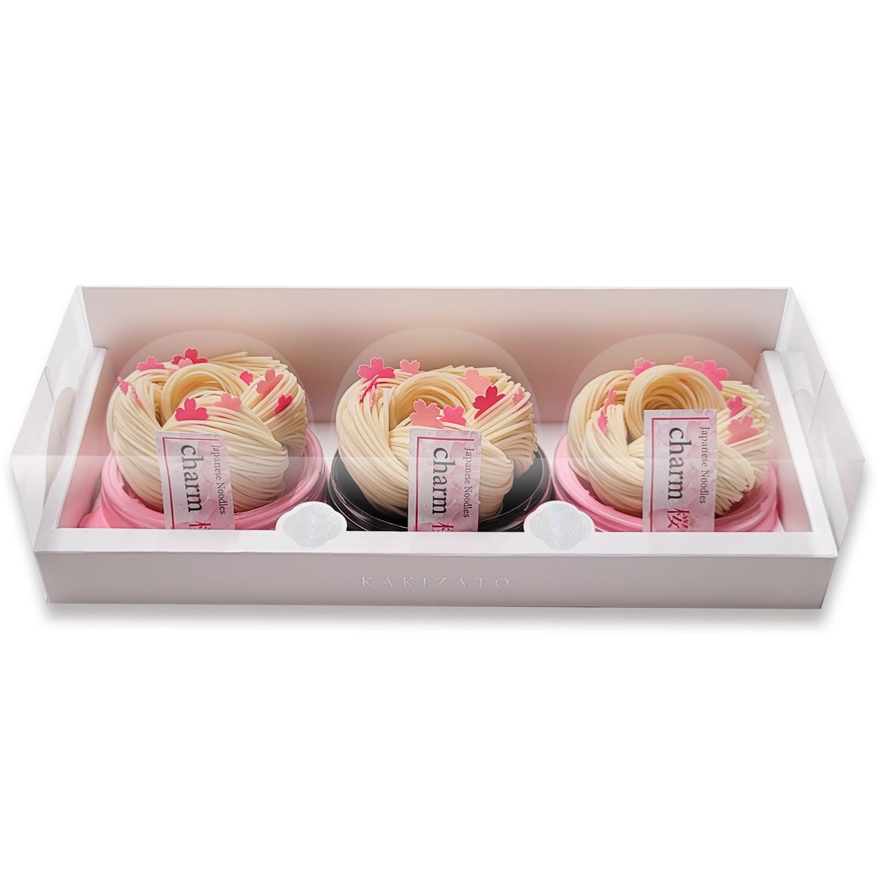 knot charm 桜　3個入