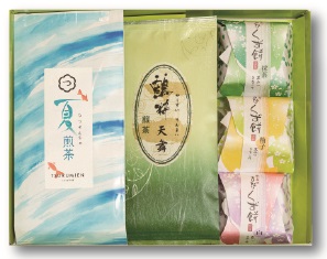 夏煎茶＆くず餅ギフト