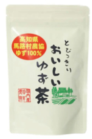高知県馬路村農協のゆず茶、粉末120g入りです