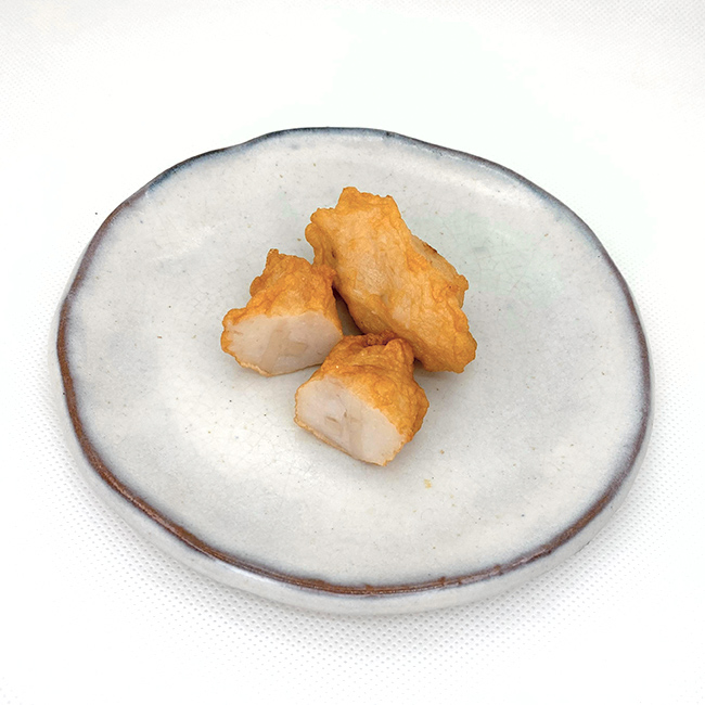 レンコンの揚げかまぼこ