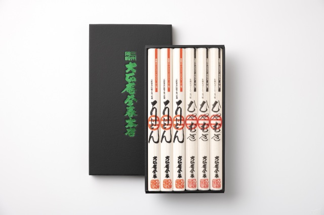 乾麺：うどん　３本　ひやむぎ　３本入り