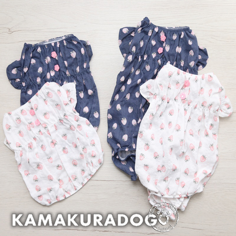 ストロベリーパフショート丈＆つなぎ