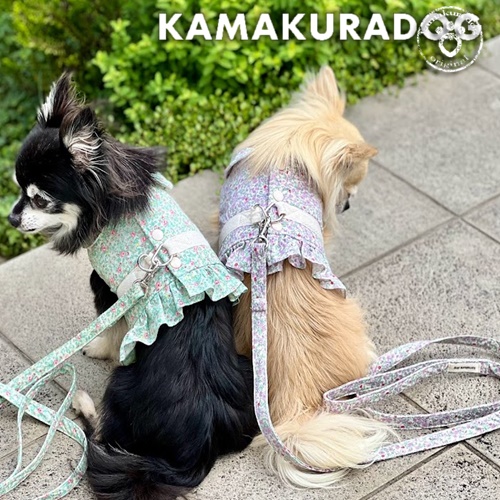 可愛い小型犬の洋服通販 鎌倉ドッグ チェック＆フラワーリード