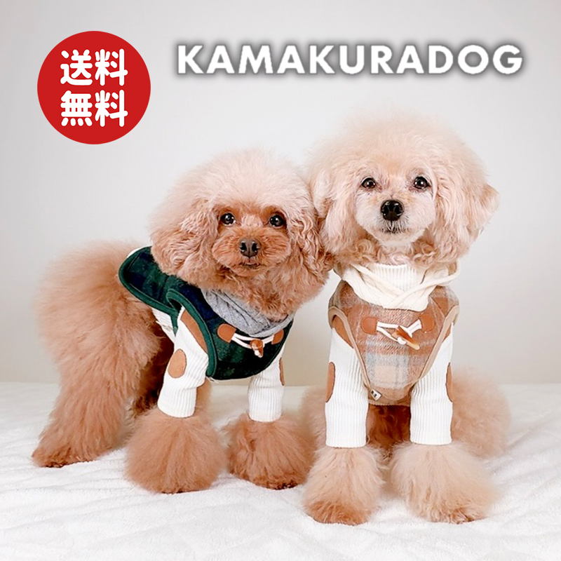 チェック柄ケープベスト