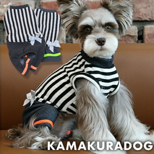 ストライプつなぎ＆ワンピース