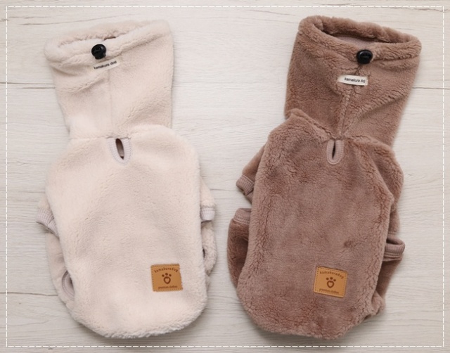 可愛い小型犬の洋服通販 鎌倉ドッグ ソフトボアつなぎ