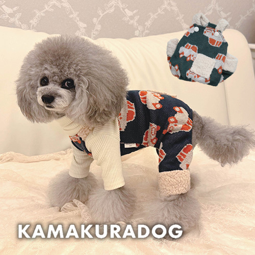 車柄つなぎ 可愛い小型犬の洋服通販 鎌倉ドッグ