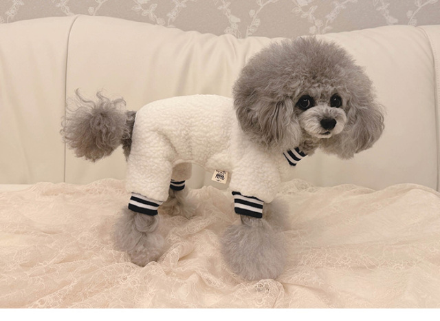 ボアスタジャン＆つなぎ 可愛い小型犬の洋服通販 鎌倉ドッグ