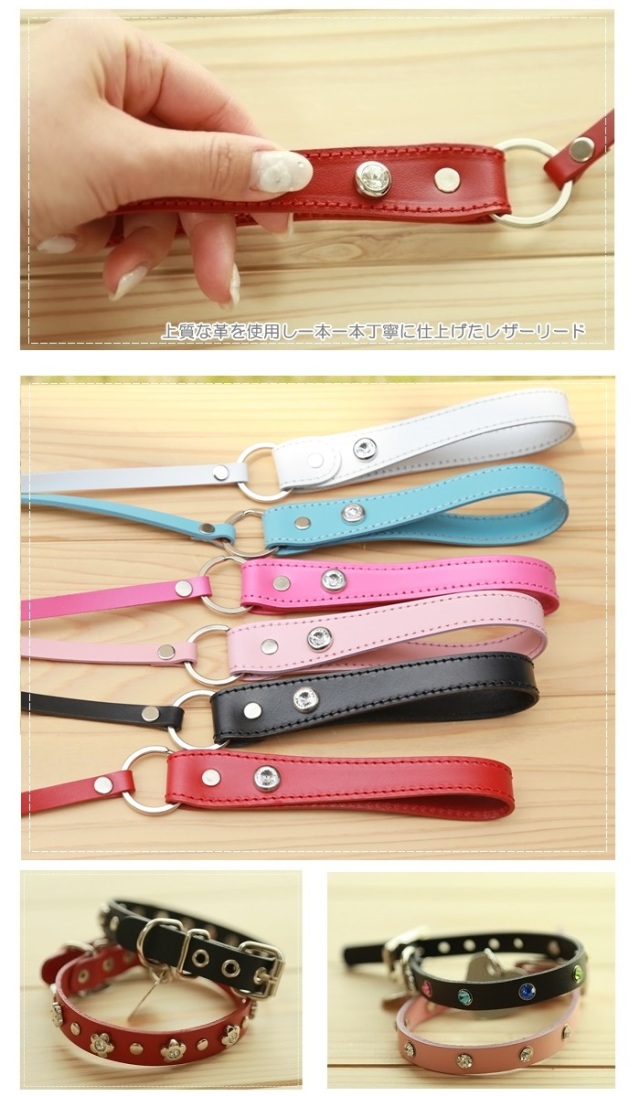 レザーリード 犬の服 鎌倉DOG