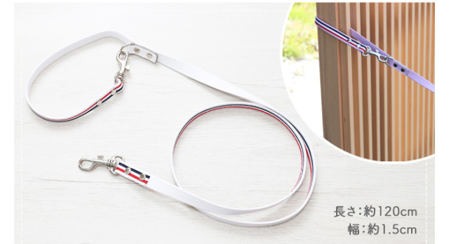 白色のメガネ型ハーネス単品画像