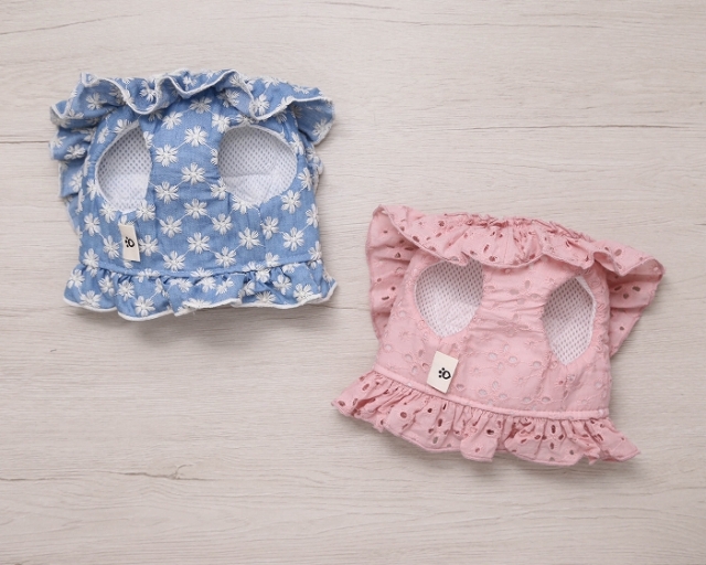 フリルレースハーネス・リード 可愛い小型犬の洋服通販 鎌倉ドッグ