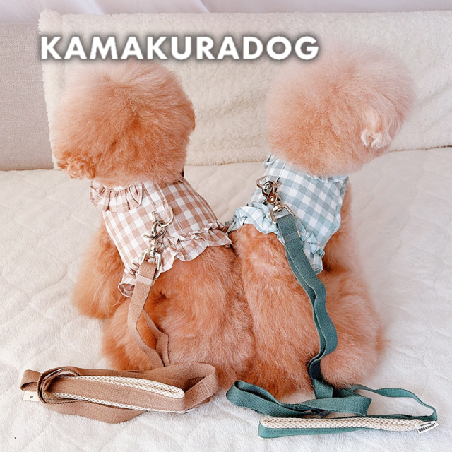 ギンガムフリルハーネス・リード