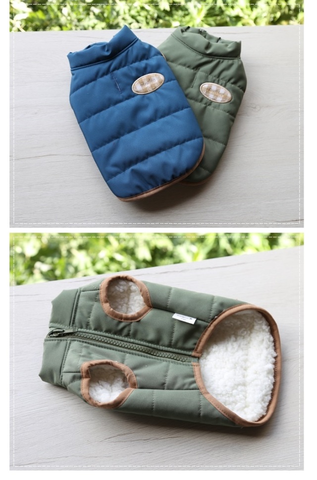 可愛い小型犬の洋服通販 鎌倉ドッグ ウォームアップボアベスト