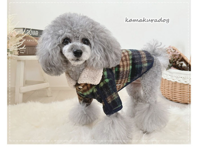 可愛い小型犬の洋服通販 鎌倉ドッグ ブリティッシュチェックコート