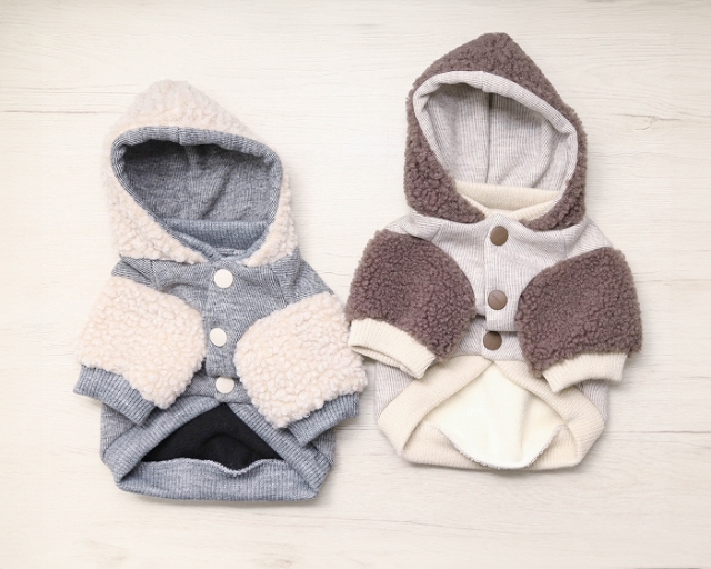 ボアコンビジャケット 可愛い小型犬の洋服通販 鎌倉ドッグ