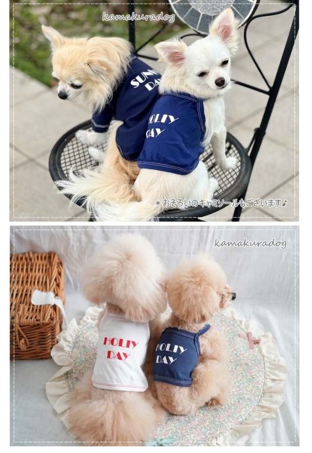 可愛い小型犬の洋服通販 鎌倉ドッグ SUNNY DAYシャツ