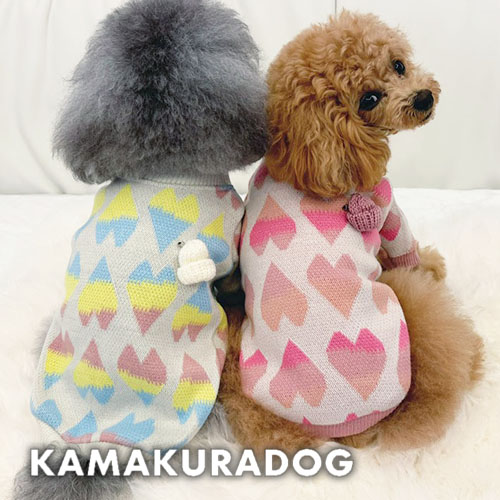 ちび帽付きニット