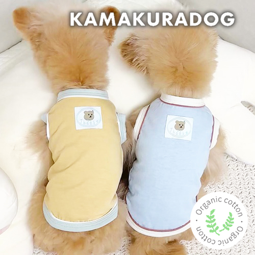 オーガニックベアワッペントップス