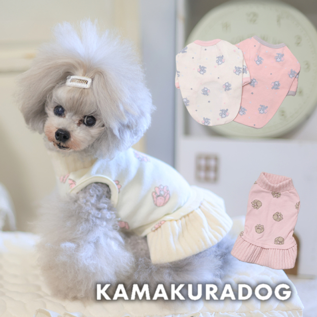 犬服ワンピース 犬 ワンピース taniwina フラワー キャリー ブランド 高級 犬服