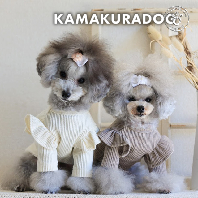 フレンチフリルトップス