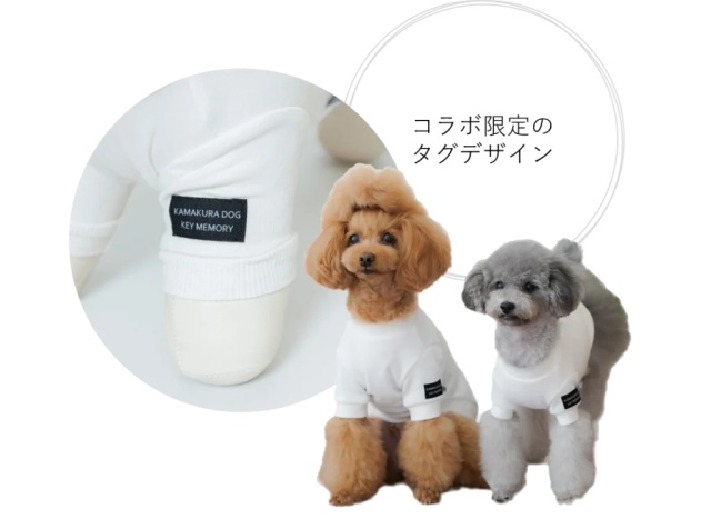 KEY MEMORY様コラボ商品 可愛い小型犬の洋服通販 鎌倉ドッグ