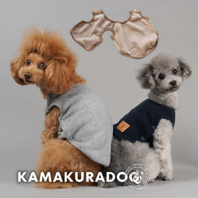 スナップフリースベスト