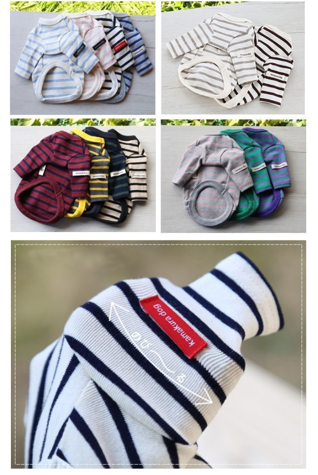 ハンドメイド　カットソー　オーダー小型犬 ワンポイント 刺繍 オリジナル 犬服 小型犬 中型犬 Tシャツ