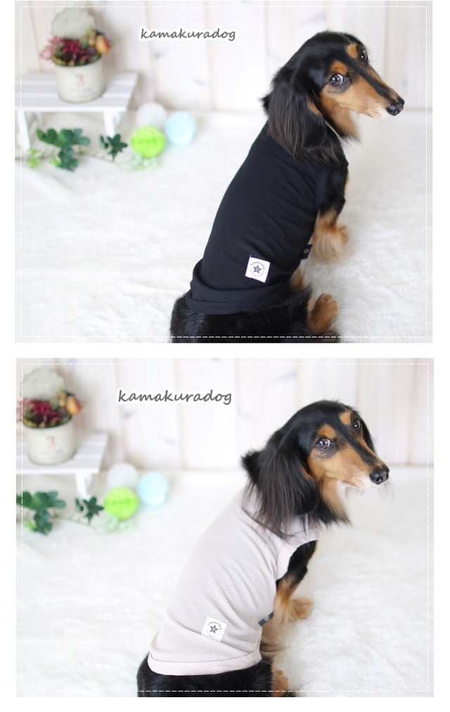 可愛い小型犬の洋服通販 鎌倉ドッグ シンプルメッシュタンク