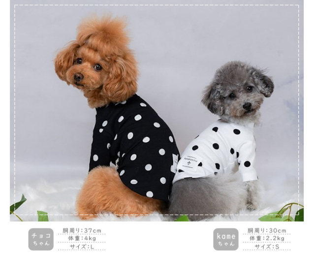 可愛い小型犬の洋服通販 鎌倉ドッグ モノトーンロング
