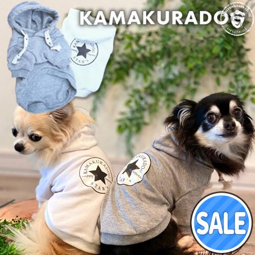 kamakuradog star's パーカー