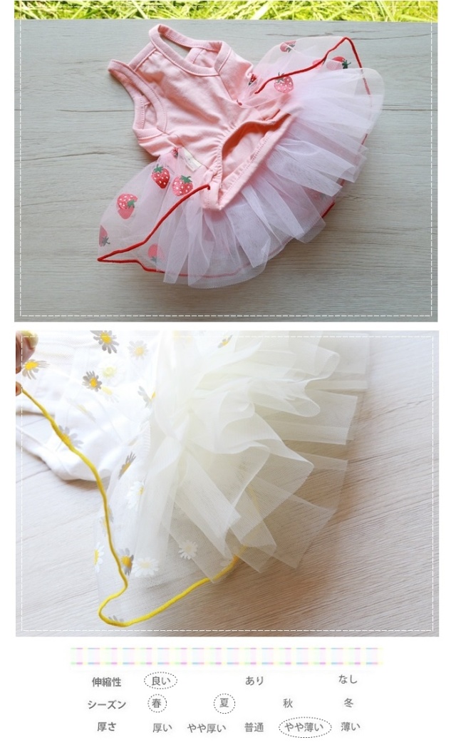 犬用ホワイトチュチュドレス PP Closet trim_ofmgp_item1baaa5e6846f11e