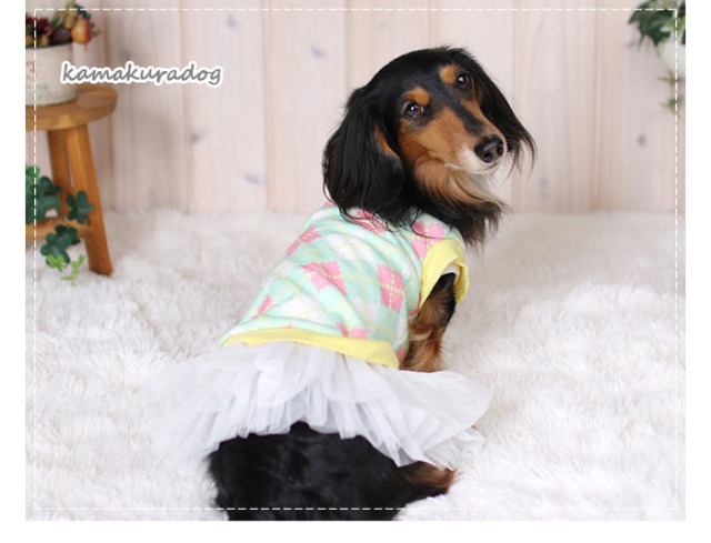 可愛い小型犬の洋服通販 鎌倉ドッグ プリマチュールワンピース