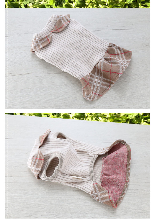 可愛い小型犬の洋服通販 鎌倉ドッグ タータンチェックワンピ＆つなぎ