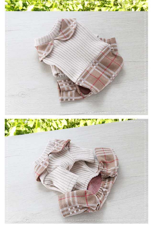 犬服ハンドメイド　タータンワンピ タータンチェックが可愛い少しパンクな犬服。犬の服hu*hu。