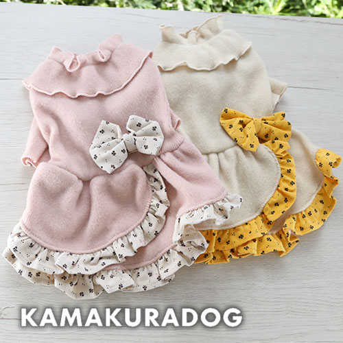 ラップフリルワンピース