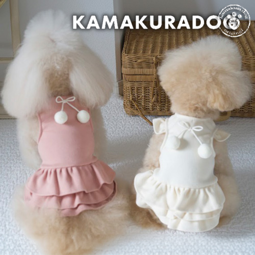 ボンボンリボンつなぎ＆ワンピ