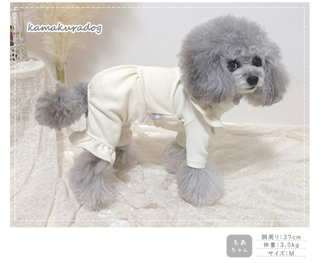 ボンボンリボンつなぎ＆ワンピ 可愛い小型犬の洋服通販 鎌倉ドッグ
