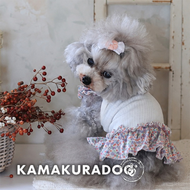 花かごワンピース