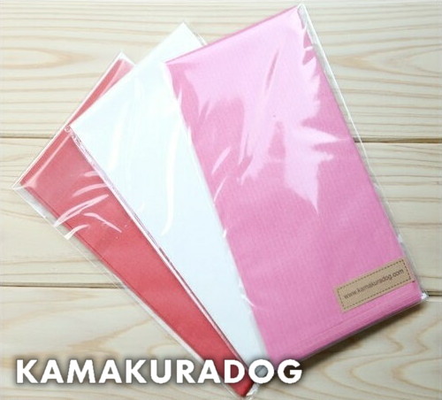 セットペーパー（白、ピンク、赤）