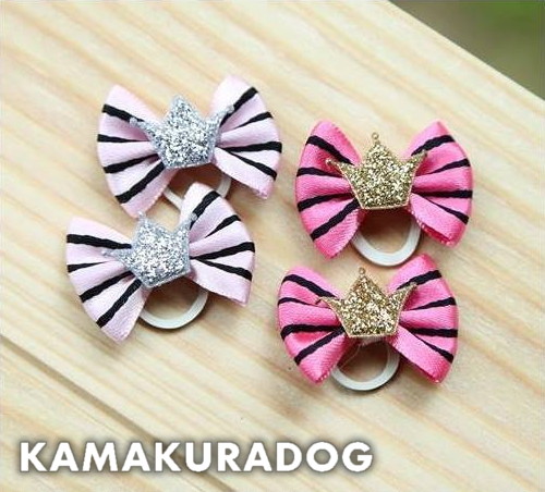 ２カラーピンクリボン（ゴム　２個）