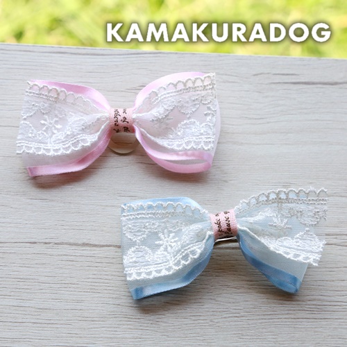 およばれレースリボン（ゴム/バレッタ・１個）