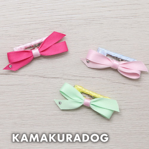 キャンディリボンパッチン留め