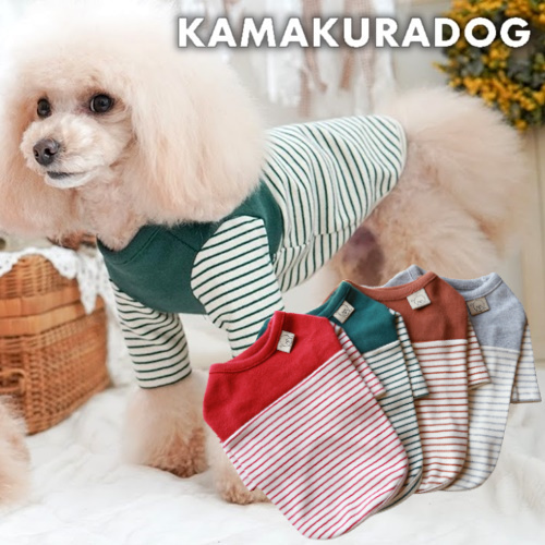 パネルボーダーシャツ