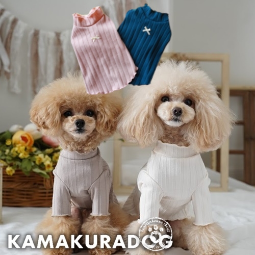 犬服 犬の服 タートルネック 可愛いハートのハイネック