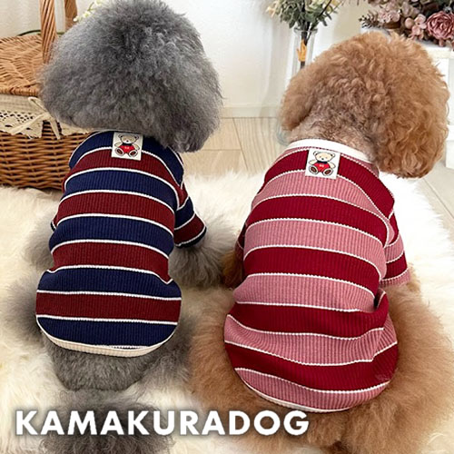 秋色リブボーダー