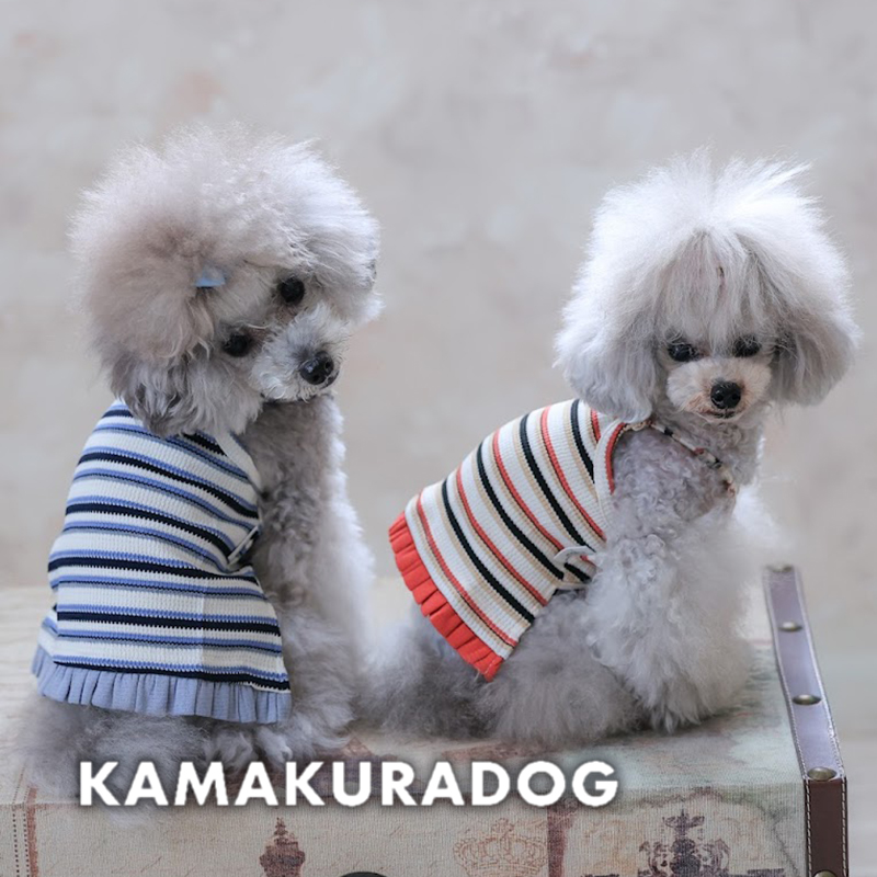 マルチラインショート丈ワンピ