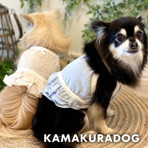 ミックスカラーのショート丈キャミ